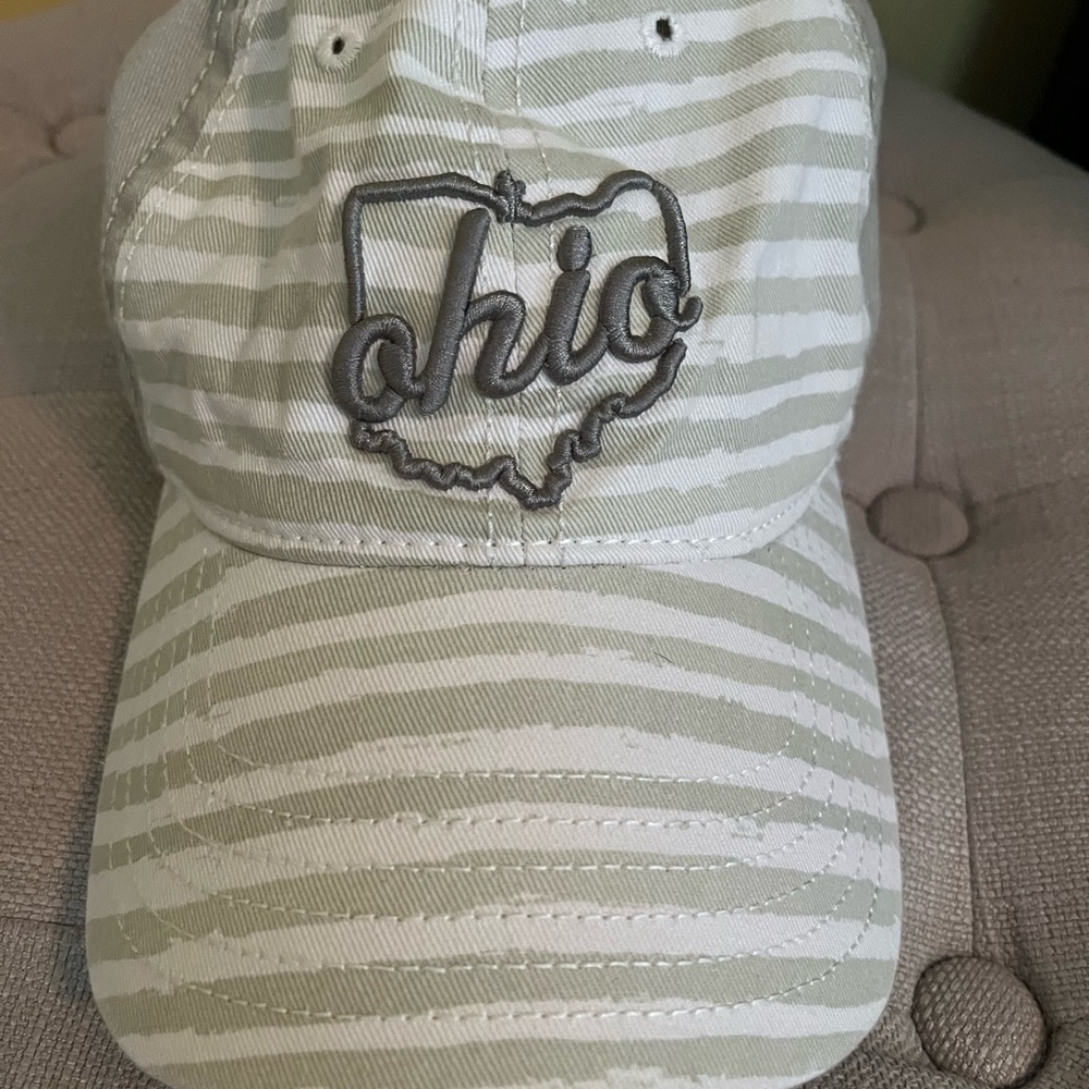 Striped Ohio Cap